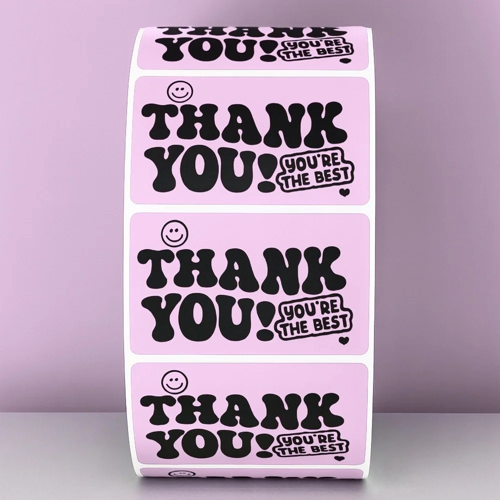 Thank You You’re The Best Stickers – Cute Packaging Labels for Small Business 2
